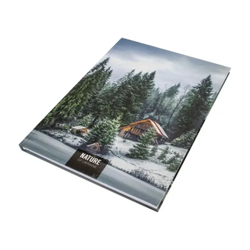 Блокнот Optima Nature of Ukraine: озеро А4, тверда обкладинка, 96 аркушів, клітинка (O20378-12) - фото 2