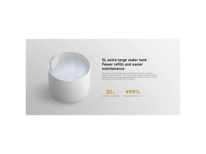 Зволожувач повітря Mijia Smart Evaporative Humidifier Pro (BHR082TEU) - фото 12