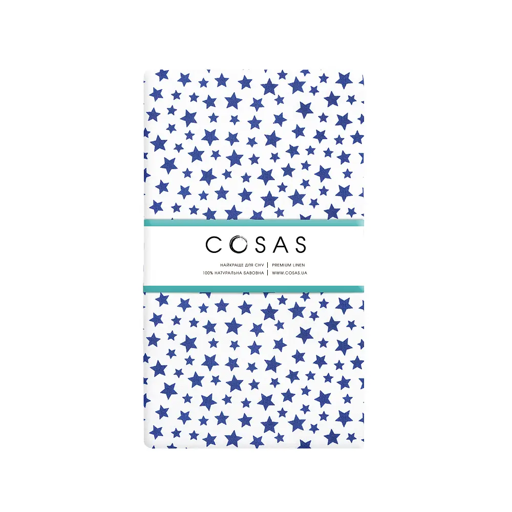 Комплект постільної білизни Cosas підлітковий LITTLE PRINCE & STAR 155 x 215 см (LittlePrinceBlue_Starfall_155) - фото 6