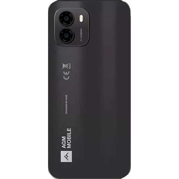 Смартфон AGM Note N1 8/128GB серый - фото 4