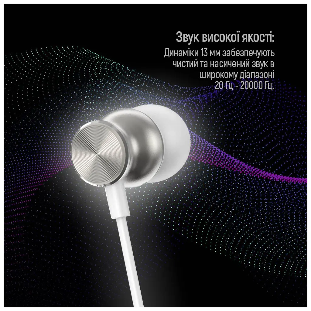 Навушники ColorWay 3.5 mm Wired Earphone UrbanBeat White (CW-WD03WT) - фото 11