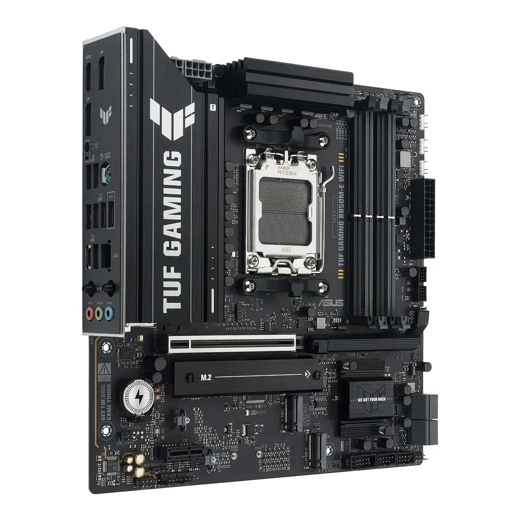 Материнcька плата TUF GAMING B850M-E WIFI sAM5 B850 4xDDR5 M.2 HDMI DP Wi-Fi BT mATX Asus teh0019086 - фото 4
