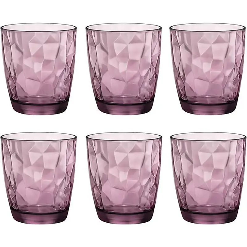 Набір склянок для води Bormioli Rocco Diamond Rock Purple 305 мл 6 шт. (350230M) - фото 2