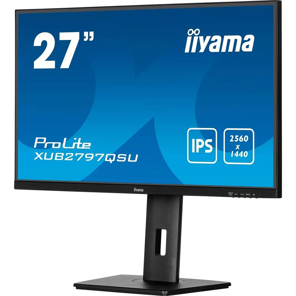 Монітор 27" Iiyama XUB2797QSU-B2 QHD IPS 100Hz (XUB2797QSU-B2) - фото 2