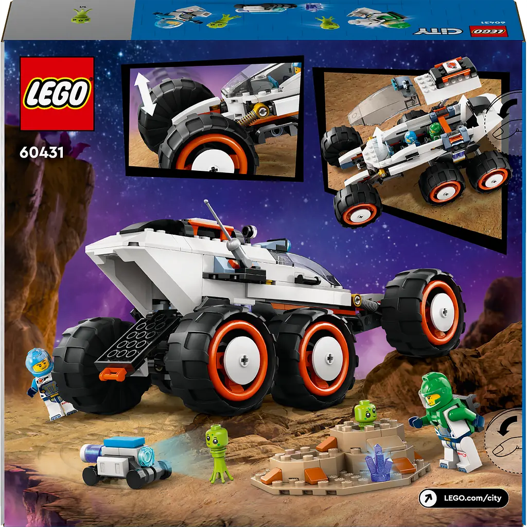 Конструктор LEGO City Космічний дослідницький всюдихід й інопланетне життя 311 деталі (60431) - фото 2