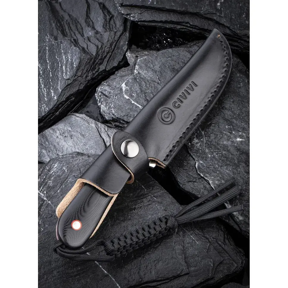 Ніж Civivi Fixed Blade Elementum Satin Black G10 (C2104A) - фото 11