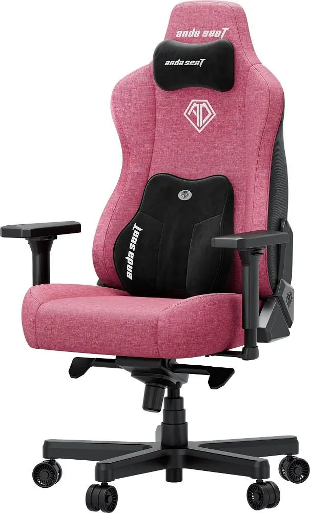 Кресло для геймеров Anda Seat Kaiser 3E XL Pink Fabric (AD23YC-XL-09-P-CF-P01) - фото 5