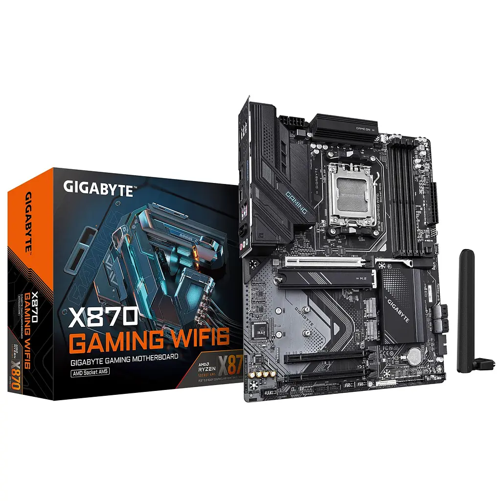 Gigabyte Материнська плата X870 GAMING WF6 sAM5 X870 sAM5 X870 4xDDR5 M.2 HDMI D-Sub ATX - фото 4