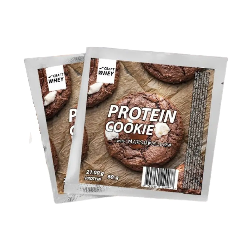 Протеїнове Печиво Protein Cookie - 60г Маршмеллоу