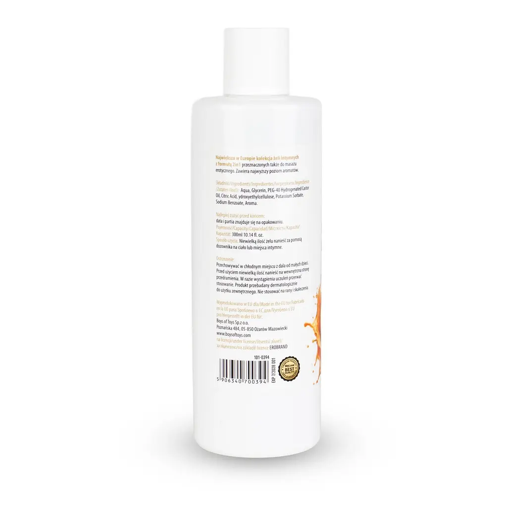 Лубрикант MyLove Aroma Series IntimMassage 2in1 Orange, 300 мл - фото 5