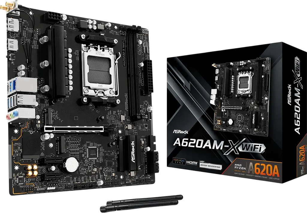 Материнська плата ASRock A620AM-X WiFi Socket AM5 - фото 4