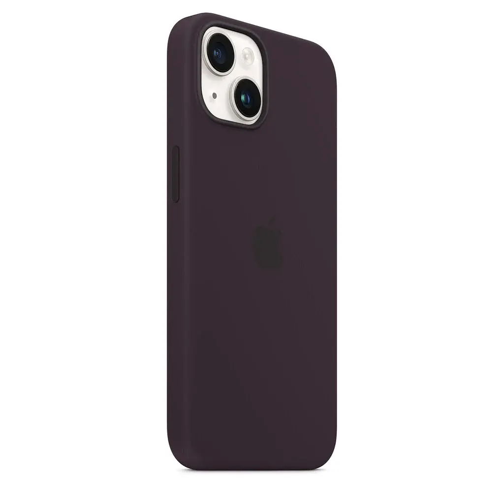 Чохол Silicone Case with MagSafe для Apple iPhone 14 Elderberry ААА [77422] - фото 3