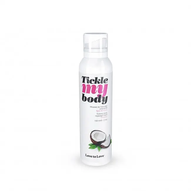Масажна піна Love To Love Tickle My Body Coconut, що зволожує, 150 мл - фото 2