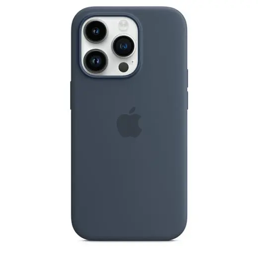 Силіконовий чохол CasePro Silicone Case with MagSafe Storm Blue для iPhone 14 Pro - фото 3