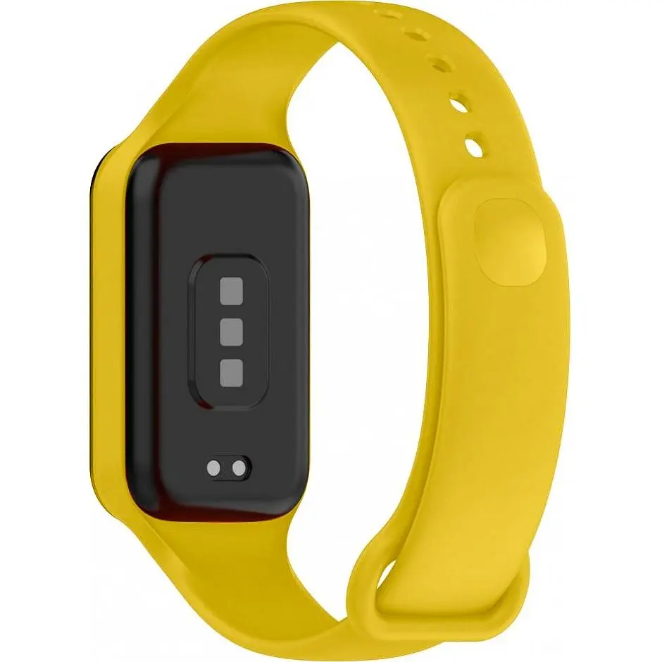 Ремінець ArmorStandart Silicone для Mi Band 8 Active / Redmi Smart Band 2 Yellow [ARM74002] [103391] - фото 3