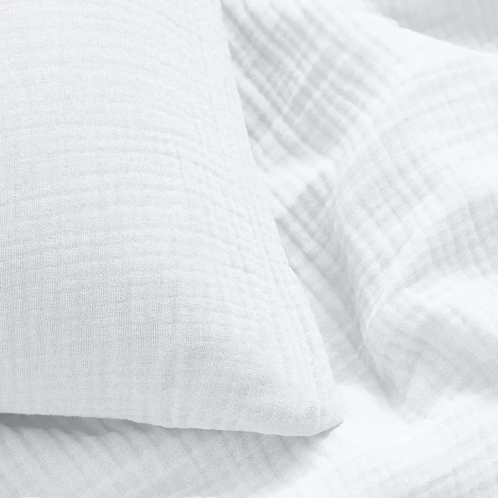 Наволочка Cosas White муслінова 40х60 см біла (01Muslin_White_40x60) - фото 2