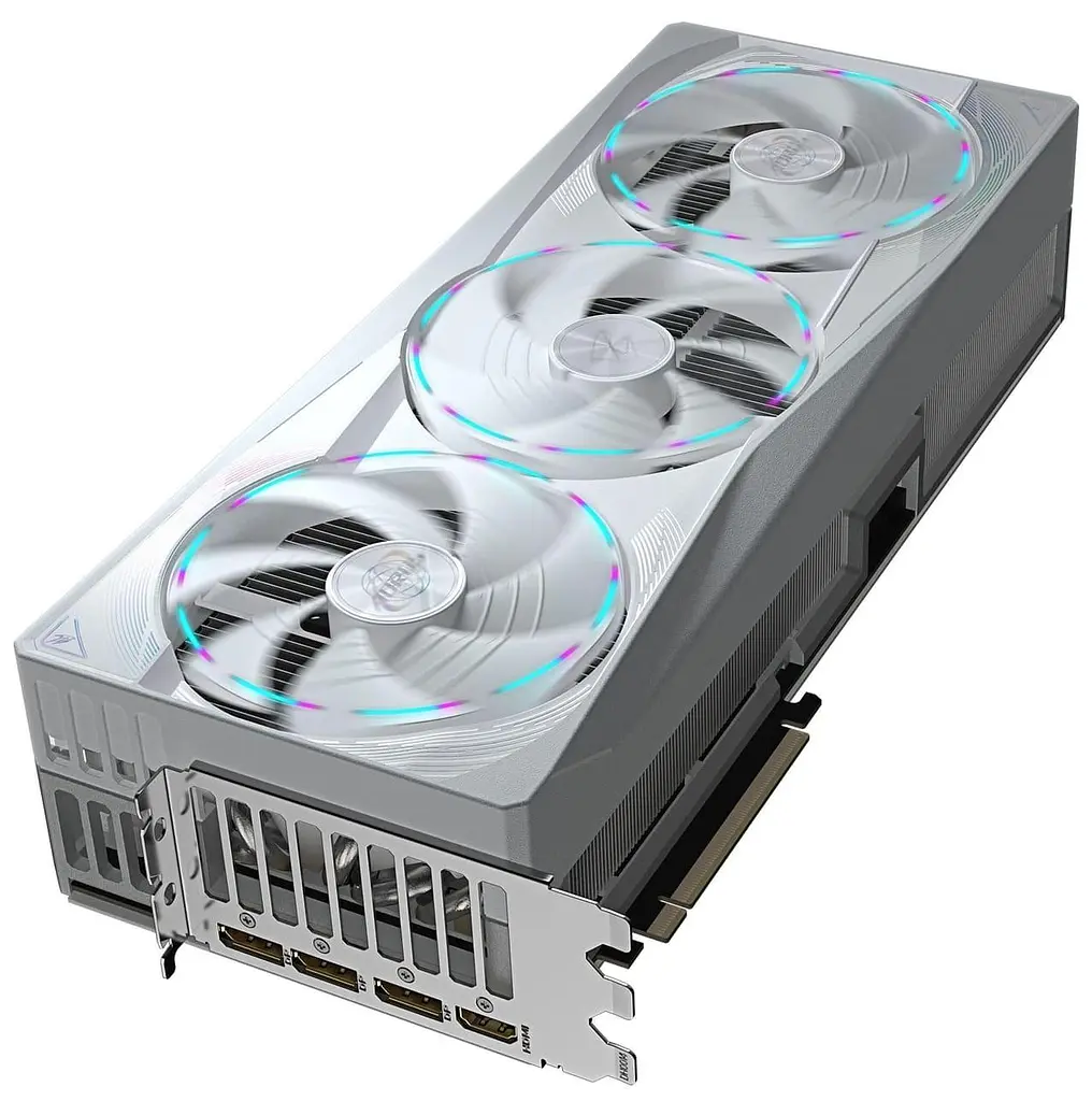 Видеокарта Gigabyte RTX 5090 32GB AORUS MASTER ICE (GV-N5090AORUSM ICE-32GD) (GDDR7, 512 bit, PCI-E v5.0 x16) - фото 3