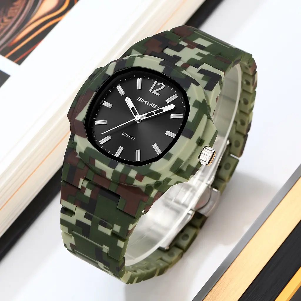 Чоловічий наручний годинник 2382CMGN Camo Green Skmei acs0029948 - фото 4