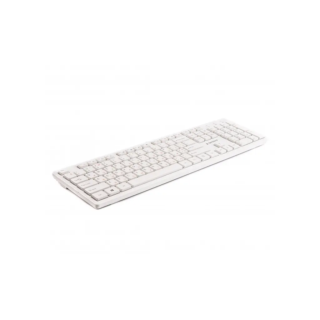 Клавіатура Gembird KB-MCH-03-W-UA USB White (KB-MCH-03-W-UA) - фото 2