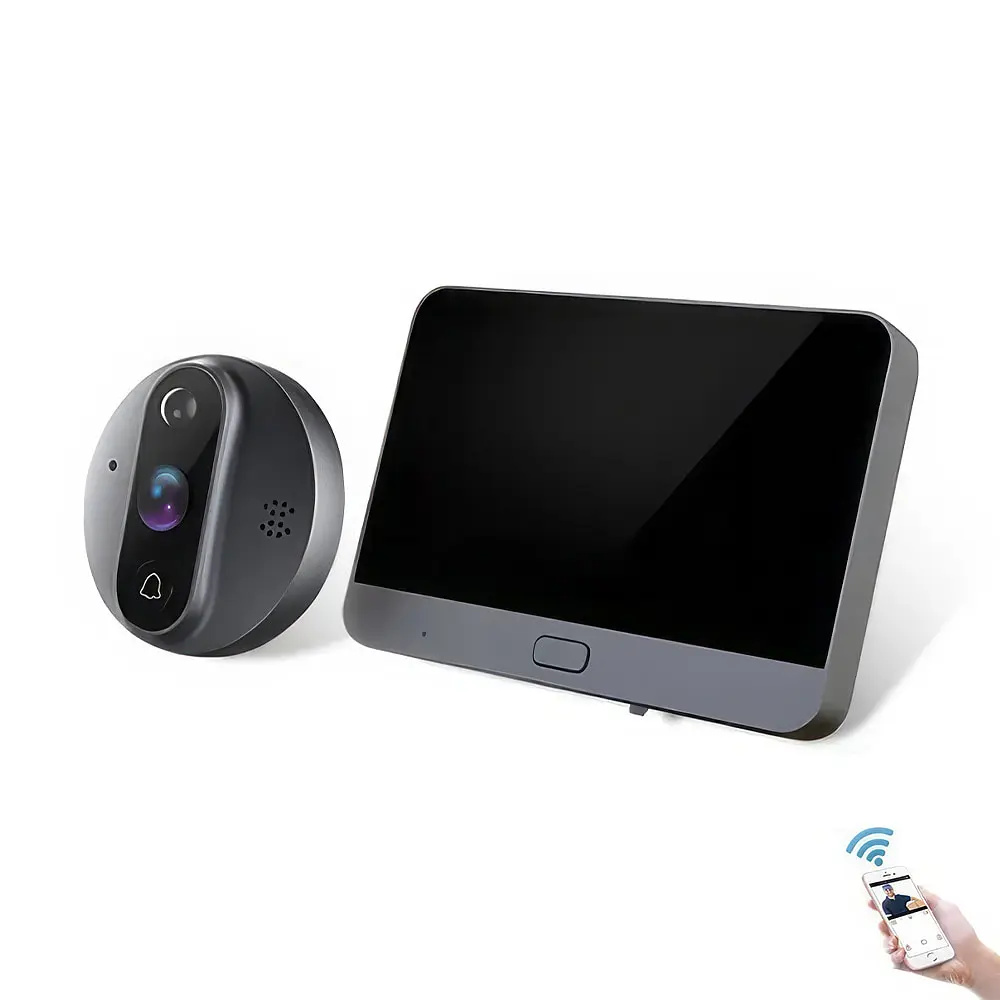 Комплект відеодзвінка з домофоном з WiFi Light Vision VLC-300IVP(Tuya) (75-00184) - фото 2