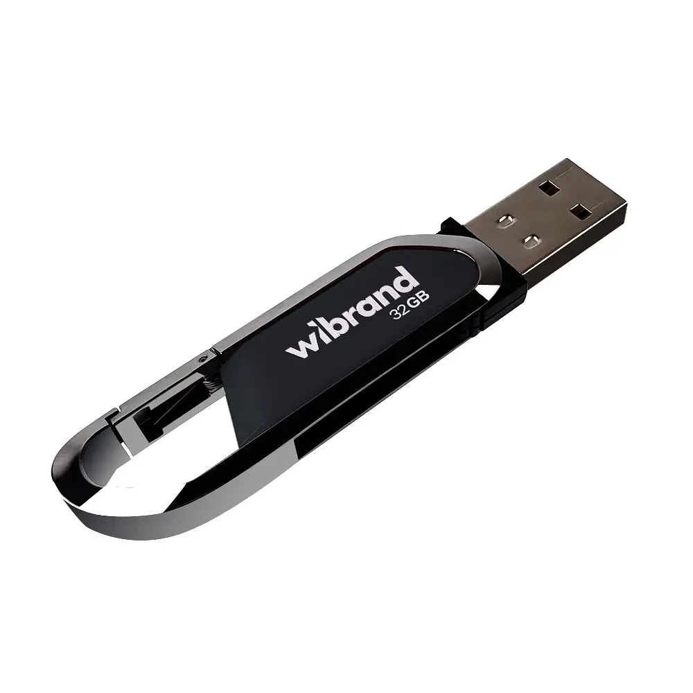 Флеш-накопичувач Wibrand USB 2.0 Aligator 32Gb Сірий - фото 3