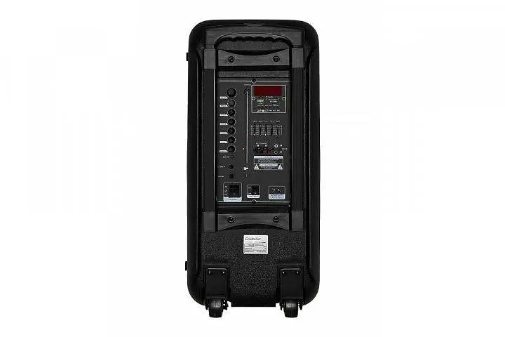 Акустична система Goldteller GT-6068 валіза з караоке 1800 mAh 120W Black (3_00445) - фото 3