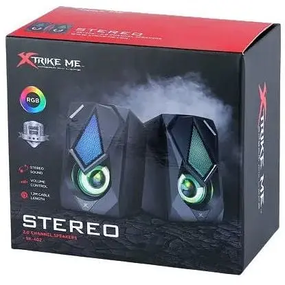 Колонки Xtrike Me RGB Backlight SK-402 Чорний - фото 5