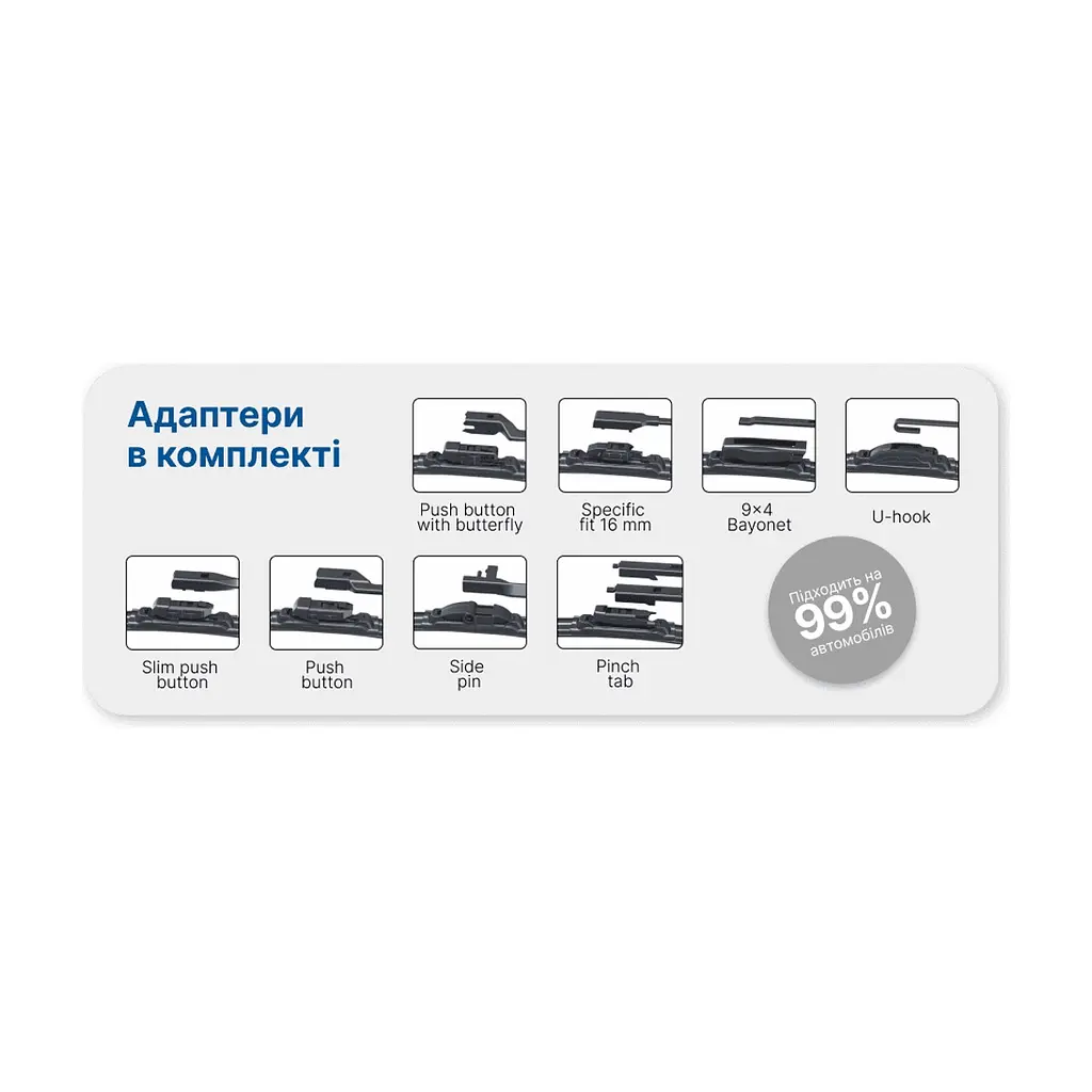 Щітка склоочисника Vitol Ultra 13\" - 330 мм (VU-13330) - фото 8