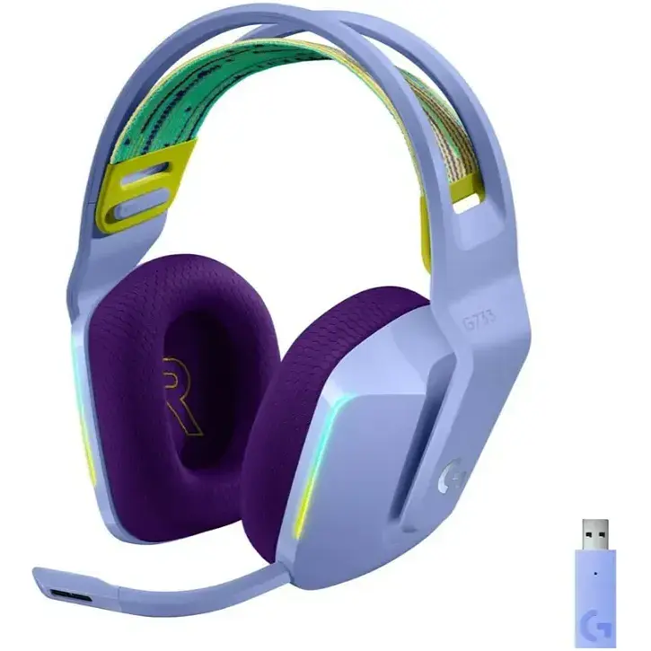 Гарнітура Logitech G733 Lightspeed Wireless RGB LILAC (6617183) - фото 8