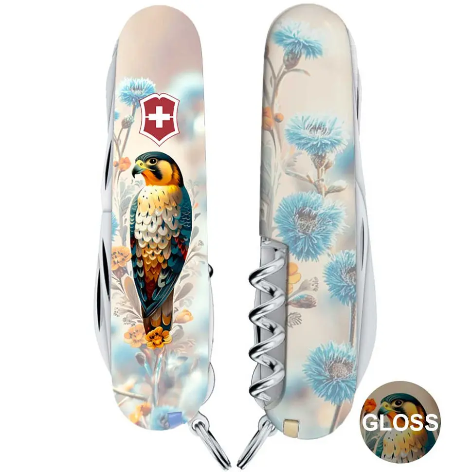 Ніж Victorinox Huntsman Ukraine 91мм,15функ ,Шляхетний Сокіл - фото 8