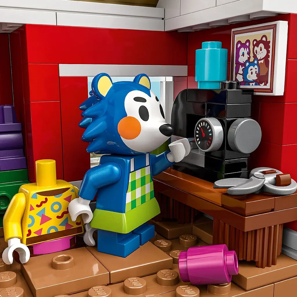 Уценка. Конструктор LEGO Animal Crossing Магазин одежды, принадлежащий Able Sisters 322 деталей (77055) - фото 7