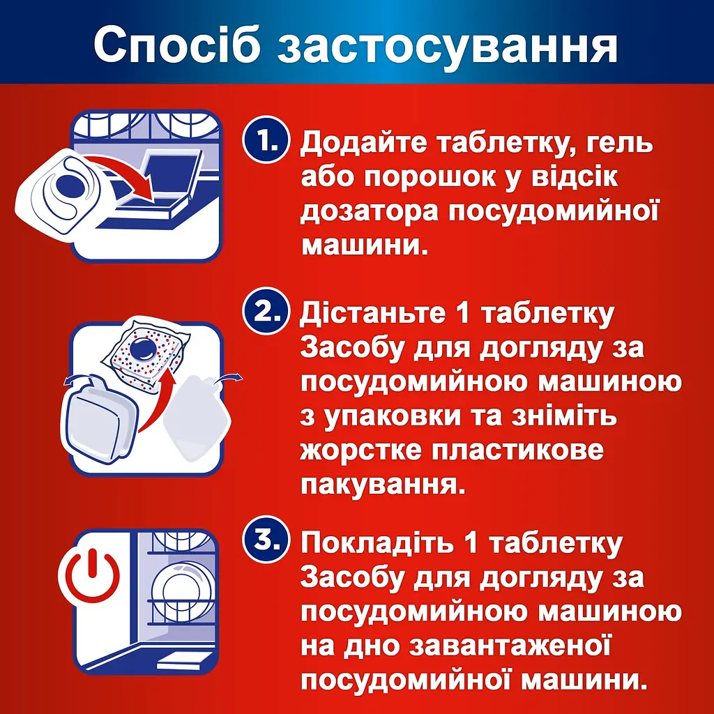 Средство по уходу за посудомоечной машиной Somat Machine Cleaner 3 шт. (702275) - фото 5