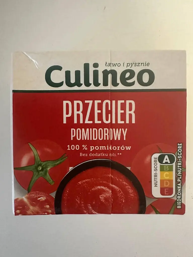 Паста томатна (пюре) Culineo przecier pomidorowy без солі 500 г. - фото 2