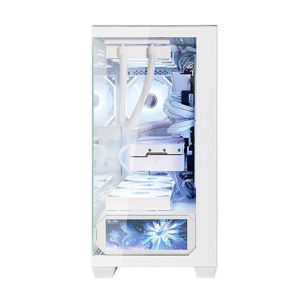 Корпус ALmordor QX25M LCD без БП White (ALQX25MWH_LCD) - фото 5