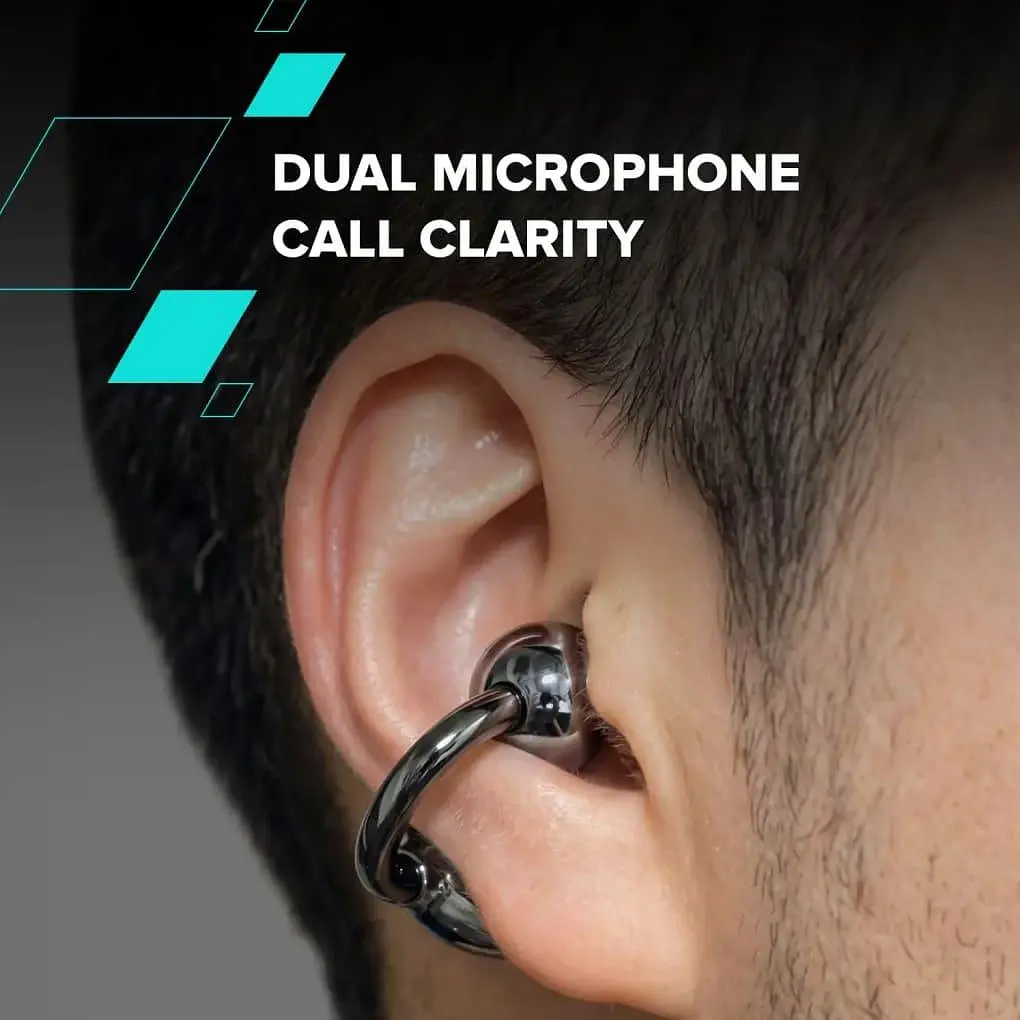 Навушники Canyon TWS OWS Ear Clips OnFlow 14 Black (CNS-TWS14B) - фото 4