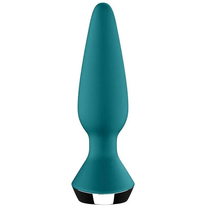 Анальная смарт-вибропробка Satisfyer Plug-ilicious 1 Зеленая - фото 4