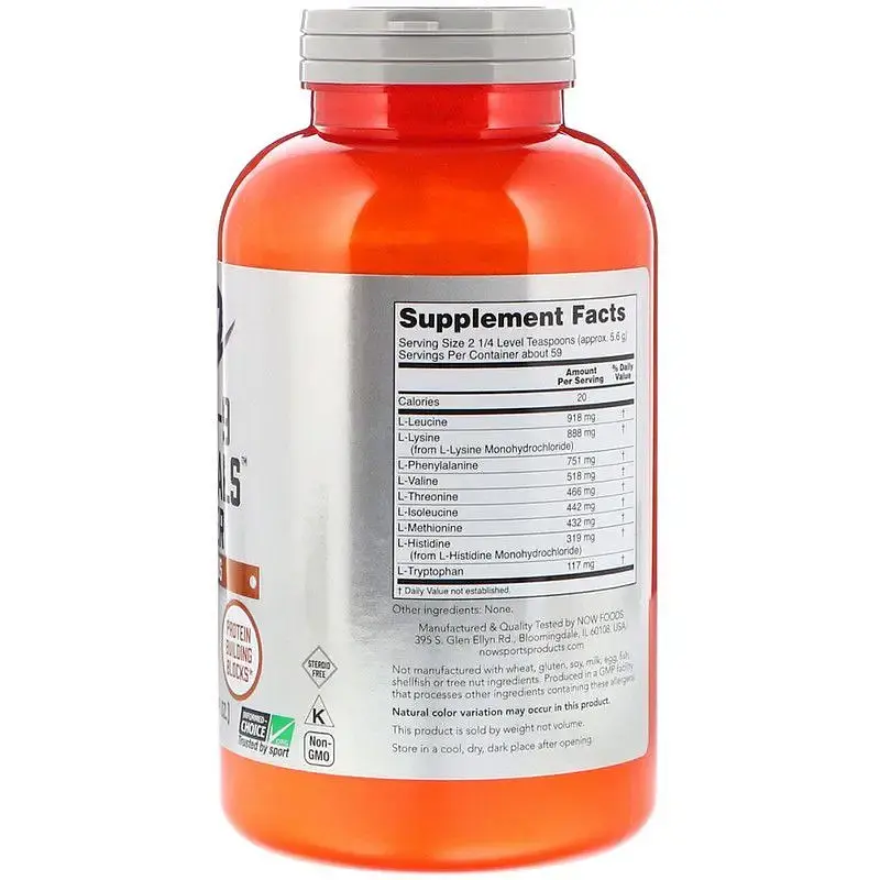Аминокислоты Amino-9 Essentials Now Foods Sports порошок 330 г - фото 2
