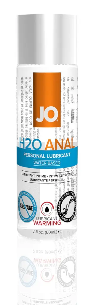 Анальний лубрикант JO System Anal H2O Warming зігрівальний на водній основі, 60 мл - фото 2