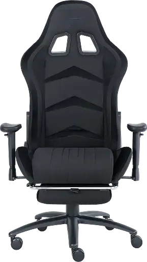 Геймерське крісло GT Racer чорне (X-2534-F Fabric Black) - фото 2