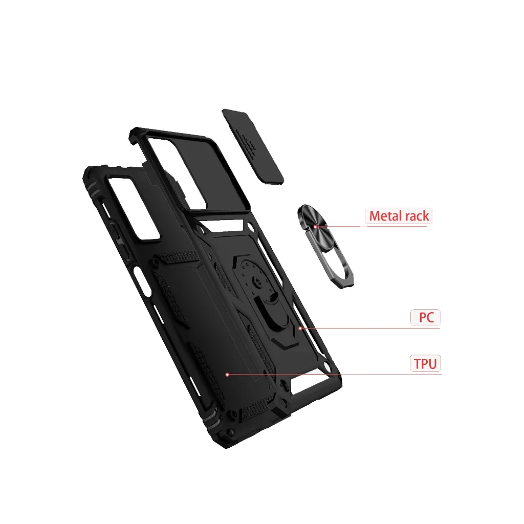 Чохол до мобільного телефона BeCover Military Samsung Galaxy S21 FE SM-G990 Black (707364) - фото 4