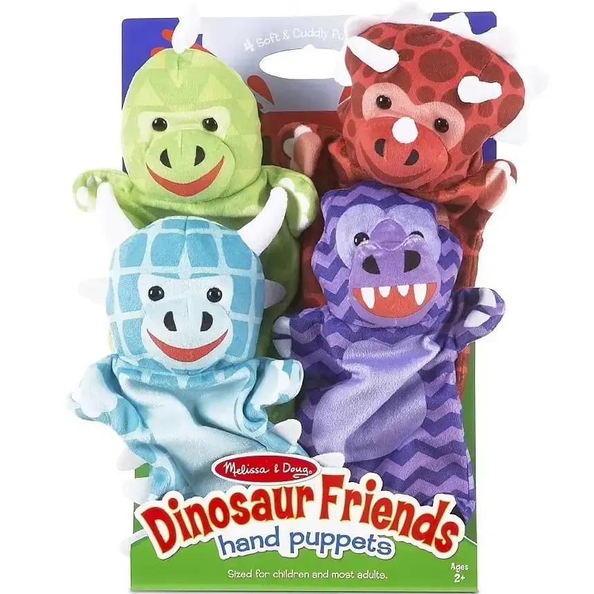 Ляльковий театр Melissa & Doug Динозаври 4 шт. (MD9085)