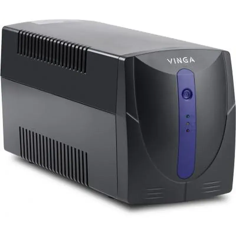 Пристрій безперебійного живлення Vinga LED 1200VA plastic case (VPE-1200P) - фото 2