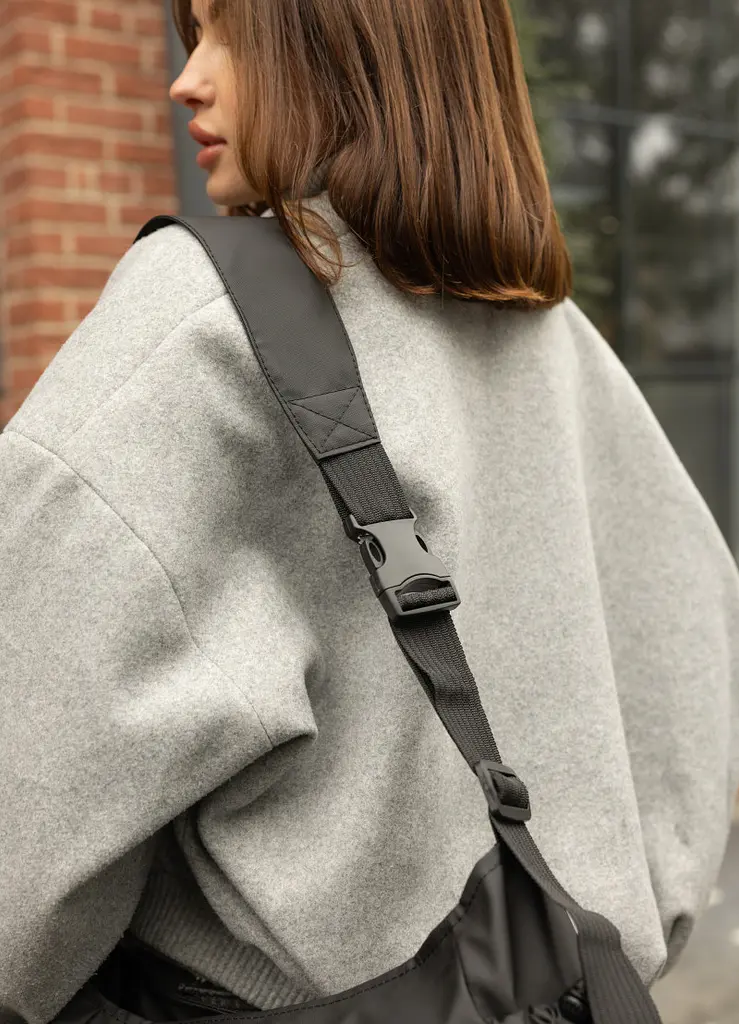 Жіноча сумка Sambag Dart чорна 32 х 25 х 13 см (90321064) - фото 5