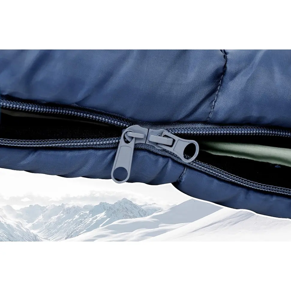 Спальник з капюшоном Naturehike MJ300 CNK2300SD014, темно-блакитний - фото 7