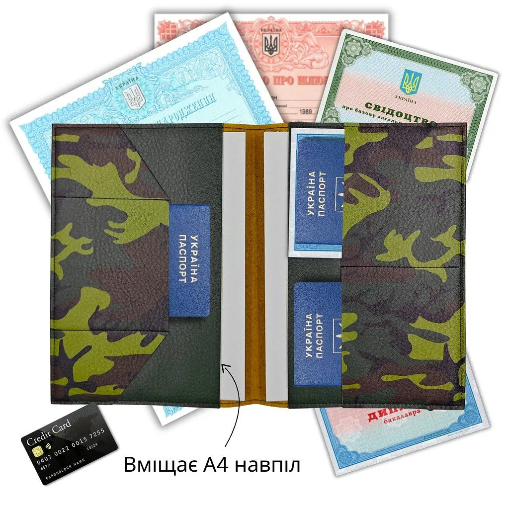 Органайзер для документів А5 Камуфляж Піксель - фото 3