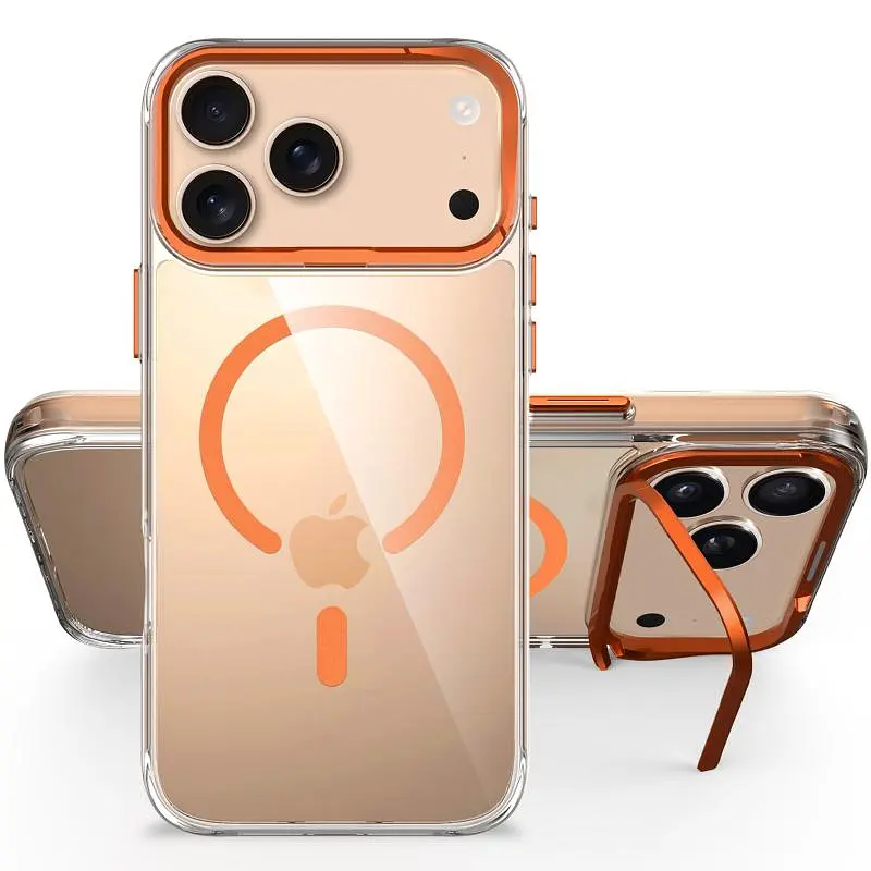 Чохол Epik TPU Space Case Apex with MagSafe для Apple iPhone 17 Pro Max (6.9) Papaya - фото 4
