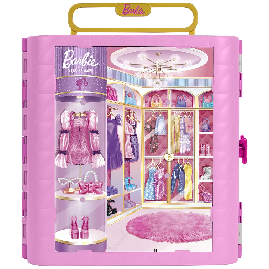 Портативна шафа-гардеробна для ляльки Barbie Deluxe Style Гардероб мрії (JJP01) - фото 11