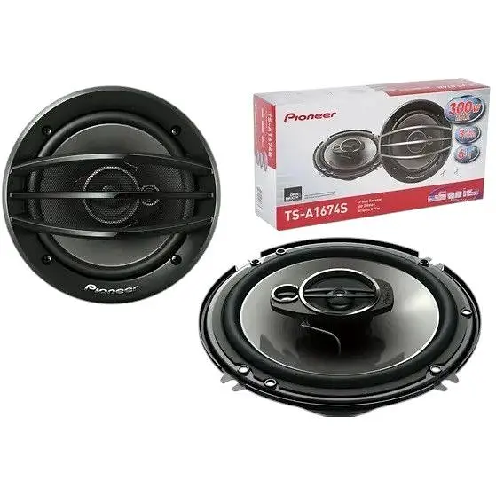 Автомобільна акустика Pioneer TS-A1674S 3-х смугові 16 см 300 Вт чорна - фото 6