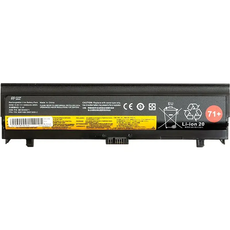 Акумулятор PowerPlant для ноутбуків LENOVO ThinkPad L560 (B10H45071/71+) 10.8V 4400mAh (NB481224) - фото 2