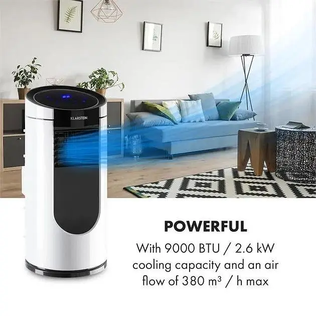 Кондиціонер мобільний Klarstein Metrobreeze Miami 9000BTU (10034678) - фото 3
